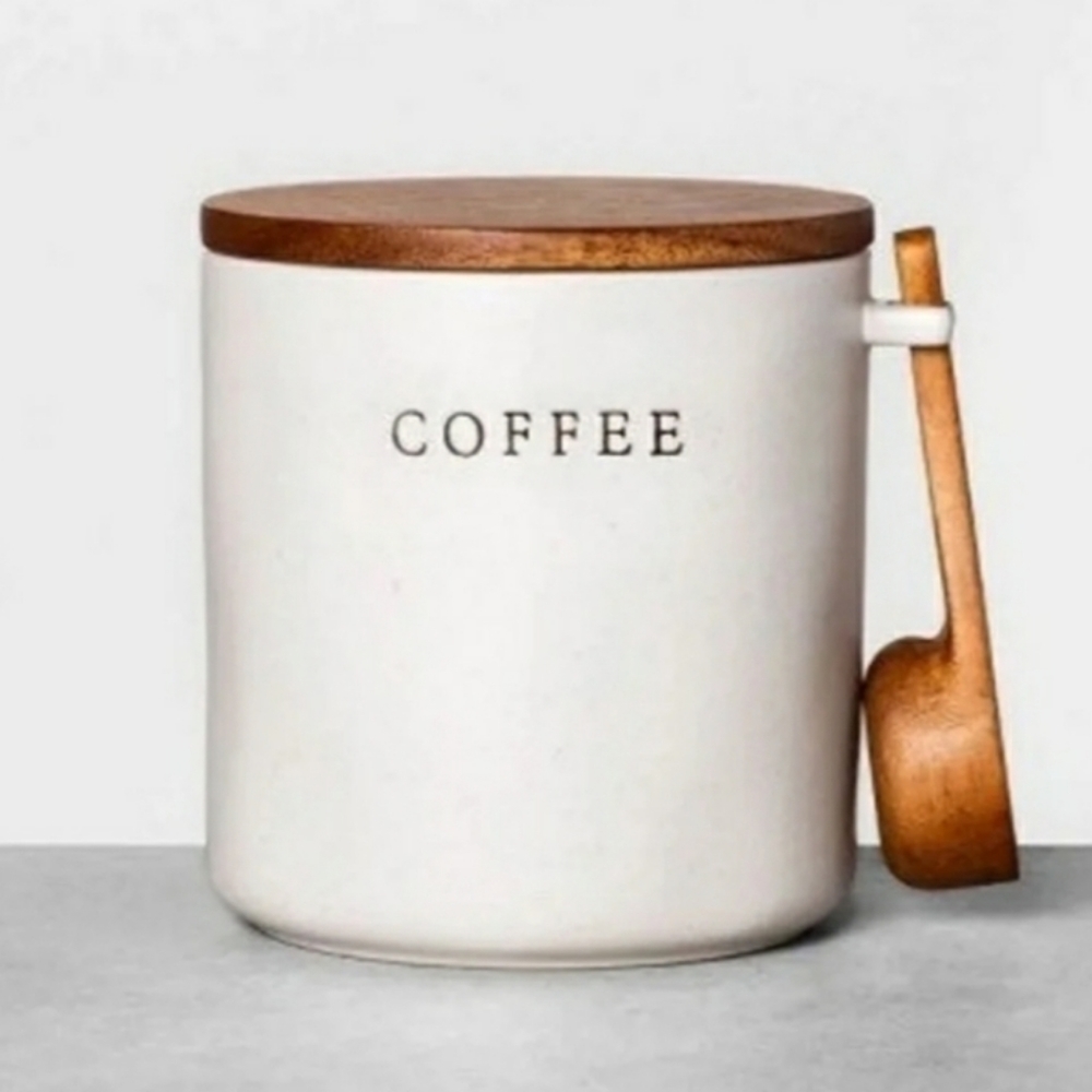 Hearth & Hand- coffee canister* no spoon